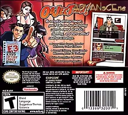 Image n° 2 - boxback : Phoenix Wright - Ace Attorney
